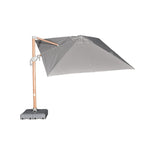 Load image into Gallery viewer, Amalfi 3x3m Cantilever Umbrella Timber Look Frame with Water Base - Light Grey