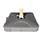 Load image into Gallery viewer, Santa Fe 3x4m Cantilever Umbrella Timber Look Frame with Water Base - Light Grey