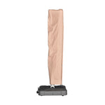 Load image into Gallery viewer, Santa Fe 3x4m Cantilever Umbrella Timber Look Frame with Water Base - Light Grey