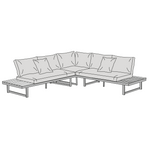 Load image into Gallery viewer, Odie Home Premium Corner Lounge Cover - Grey