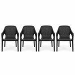 Load image into Gallery viewer, Calhoun Dining Chair Set of 4 - Black