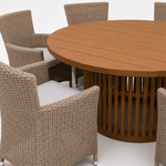 Load image into Gallery viewer, Cairns Amani 7pc Dining Setting - Driftwood
