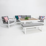 Load image into Gallery viewer, Frampton 5pc Lounge Setting - White