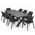 Load image into Gallery viewer, Ravenne Calhoun 9pc Dining Setting - Black