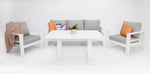 Load image into Gallery viewer, Hayman 311 Lounge Setting with Holste Adjustable Table - White