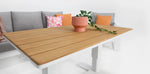 Load image into Gallery viewer, Hayman 311 Lounge Setting with Holste Adjustable Teak Table - White