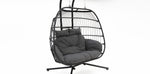 Load image into Gallery viewer, Snug Steel Hanging Chair - Black
