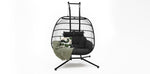 Load image into Gallery viewer, Snug Steel Hanging Chair - Black