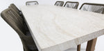 Load image into Gallery viewer, Veltis Albenga 9pc Travertine Dining Setting