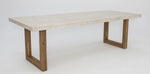 Load image into Gallery viewer, Veltis Albenga 9pc Travertine Dining Setting