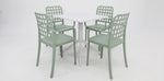 Load image into Gallery viewer, Frankie 5pc Armchair Dining Setting - Green/White