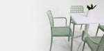 Load image into Gallery viewer, Frankie 5pc Armchair Dining Setting - Green/White