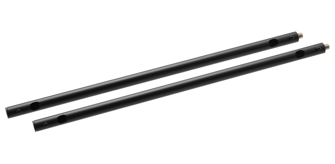 2pc Extension Mount Poles 600mm - Black
