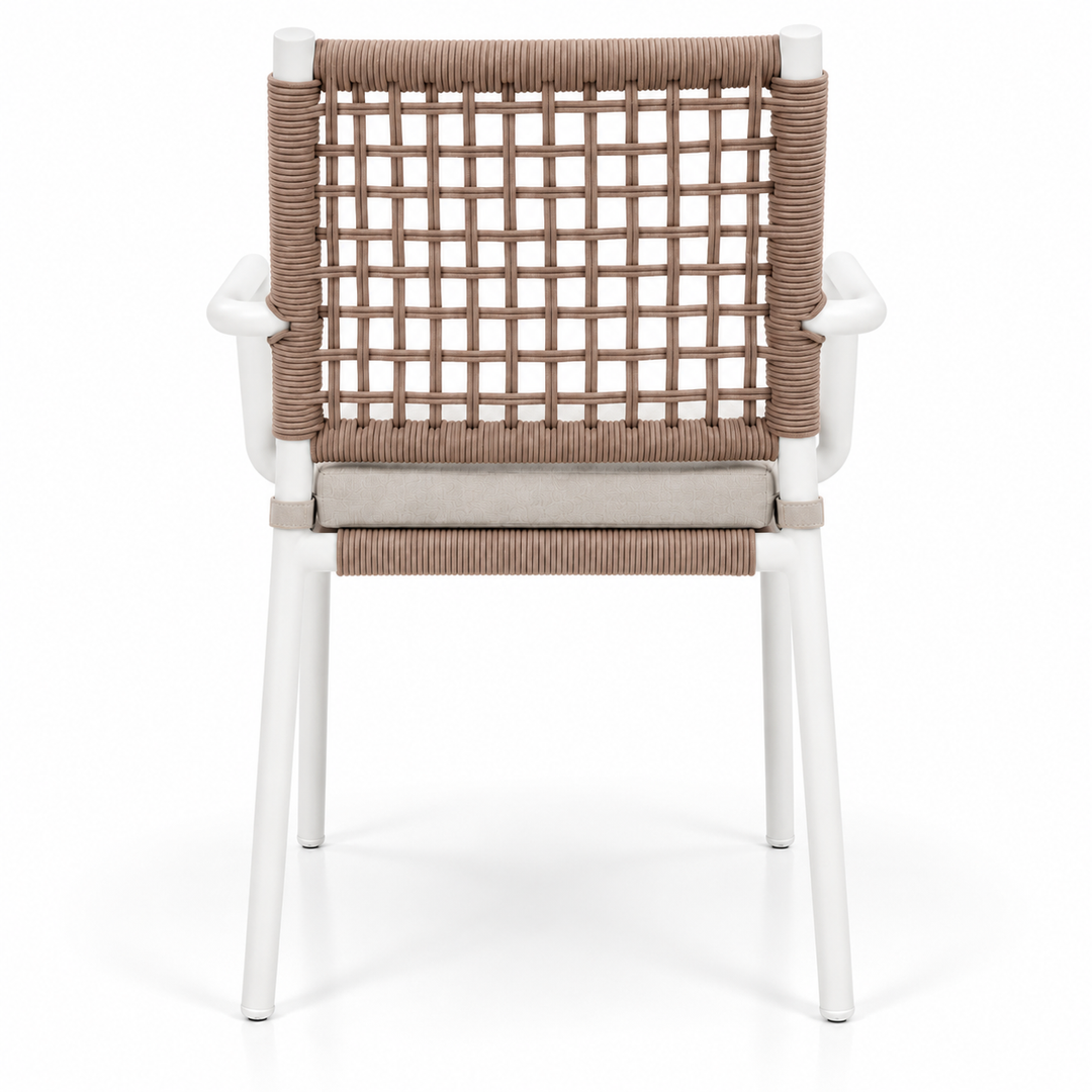 Millie White Rope Dining Chair LY-AC-211B White