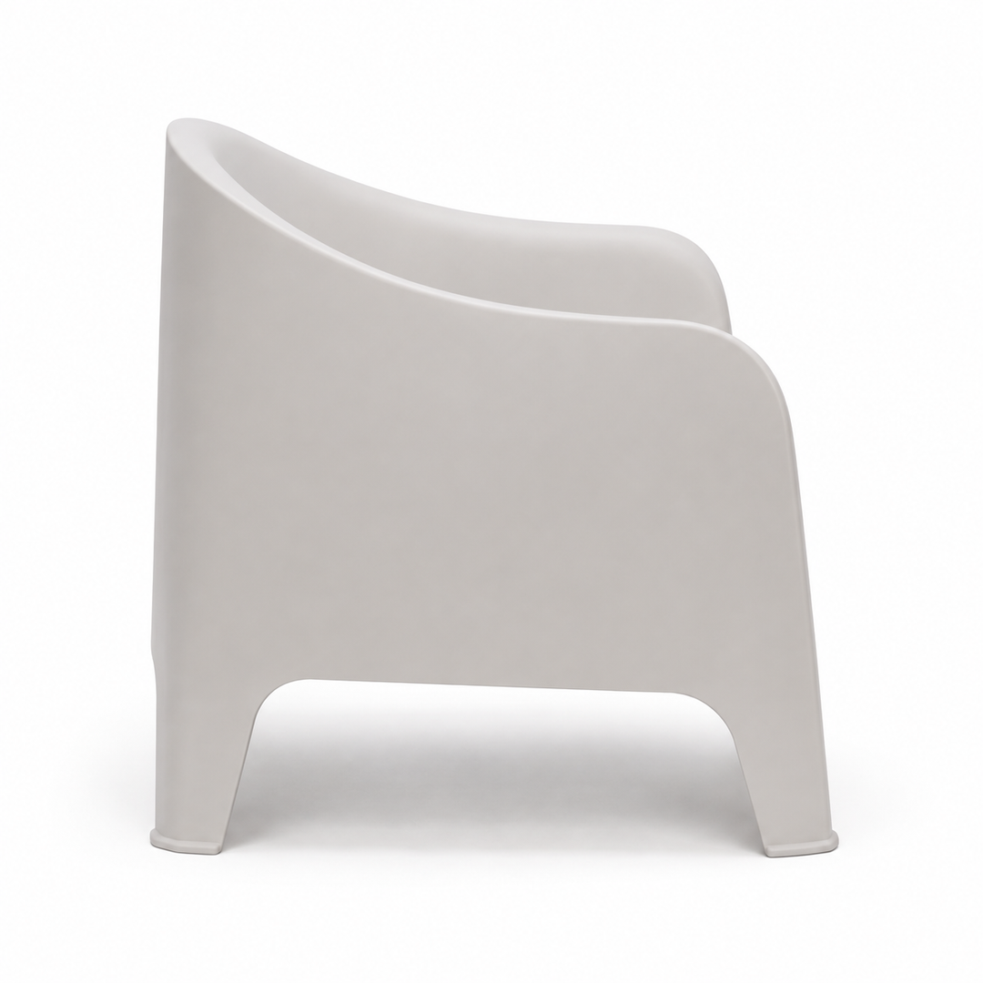 Varsity Tub Chair - Cold Grey