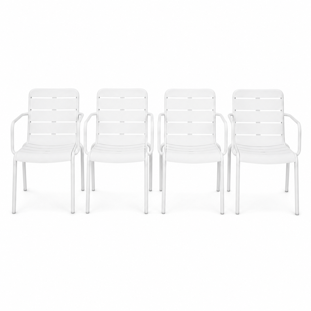 Mariss Dining Chair Set of 4 - White