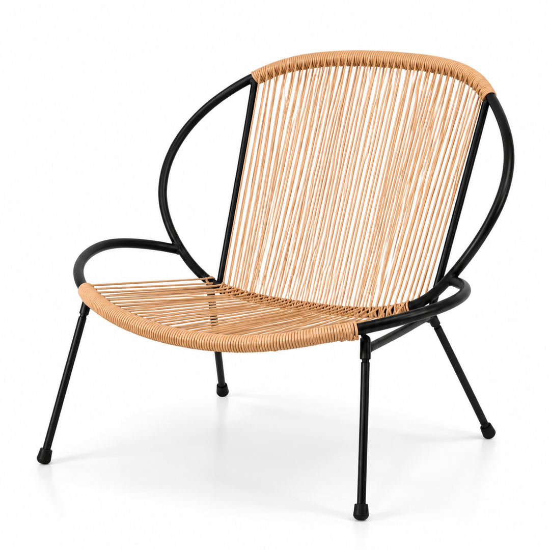 Cleo 5pc Steel Balcony Setting - Natural