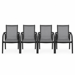 Load image into Gallery viewer, Alexi Dining Chair Set of 4 - Black