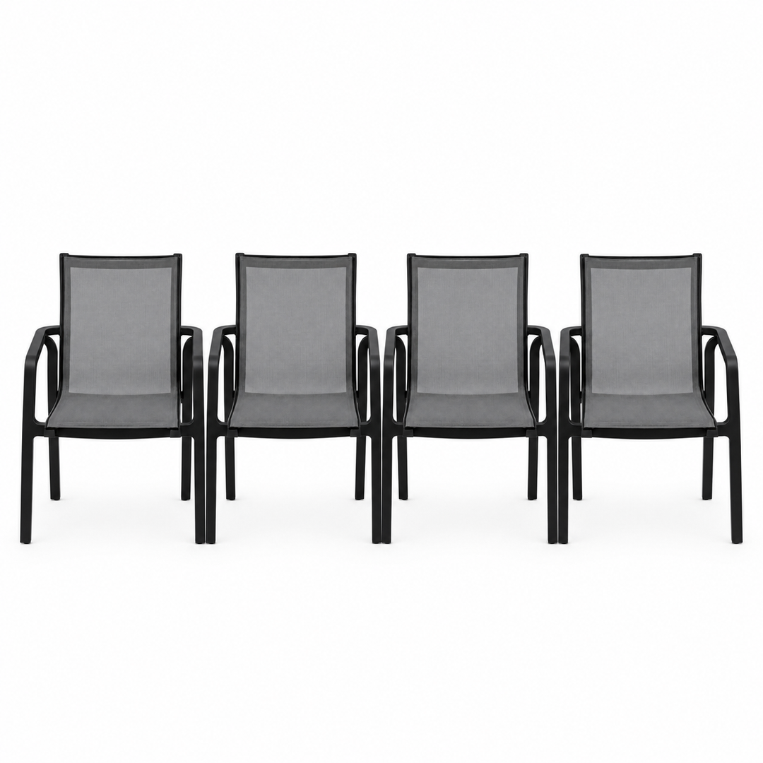 Alexi Dining Chair Set of 4 - Black