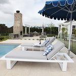 Load image into Gallery viewer, Quaynor 3pc Sunlounge Setting - White
