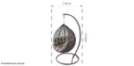 Load image into Gallery viewer, Kakadu Pod Chair - Brown/Red
