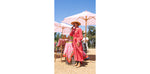 Load image into Gallery viewer, Billy Fresh 3m Bamboo Flamingo Umbrella - Pink
