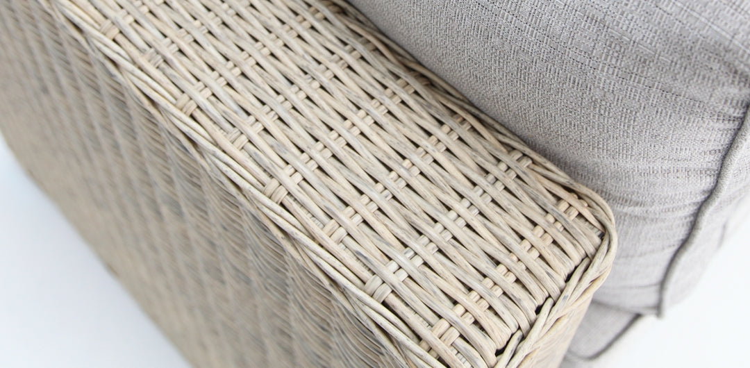 Amani 4pc Storage Lounge - Driftwood Stone