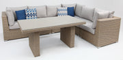 Amani 7pc Storage Lounge w/ Dining Table - DW