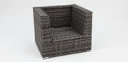 Amani Storage Armchair - Grey Storm
