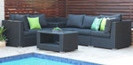 Load image into Gallery viewer, Amani 7pc Storage Lounge w/ Coffee Table - Grey
