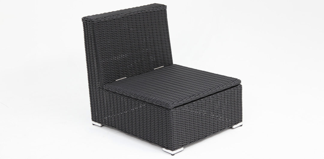 Amani Storage Centre Chair - Black Charcoal