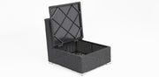 Amani Storage Centre Chair - Black Charcoal