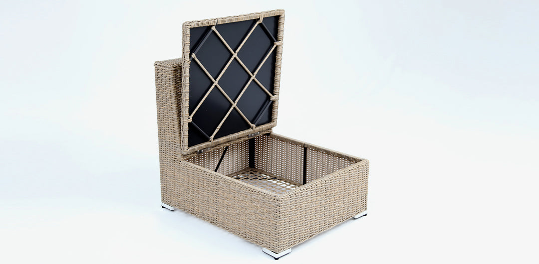 Amani 7pc Storage Lounge w/ Dining Table - DW