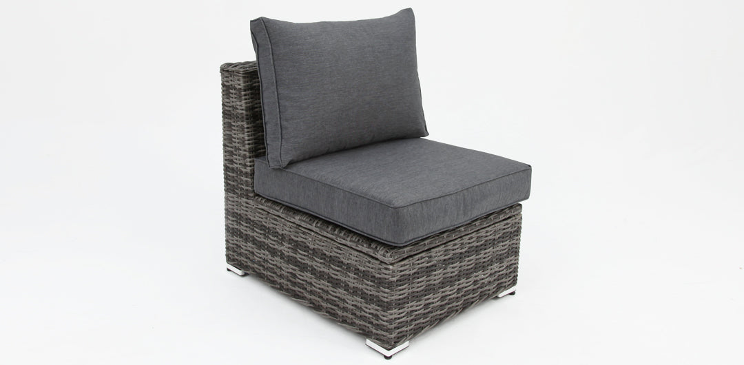 Amani 7pc Storage Lounge w/ Coffee Table - Grey