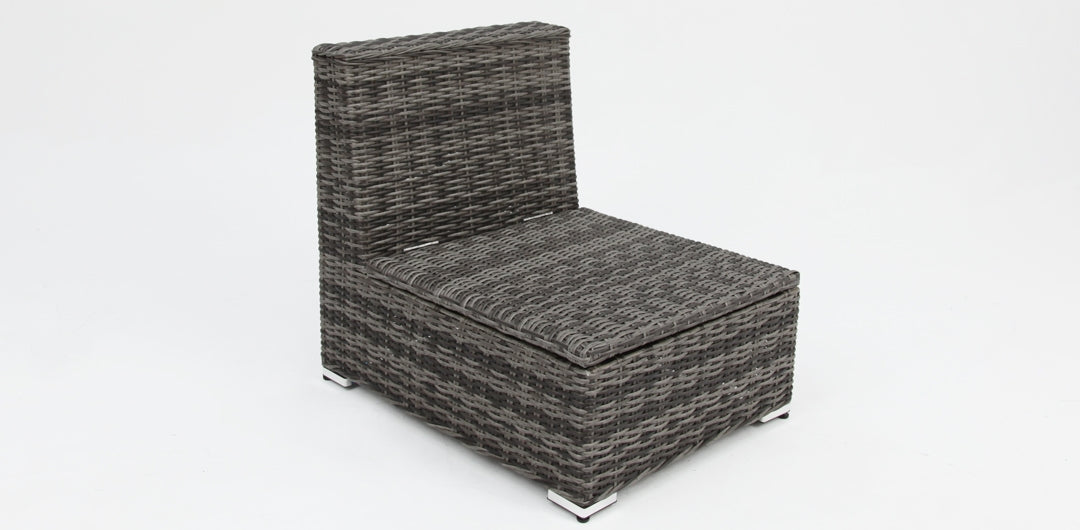 Amani 7pc Storage Lounge w/ Coffee Table - Grey