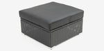 Load image into Gallery viewer, Amani Storage Black Char Ottoman
