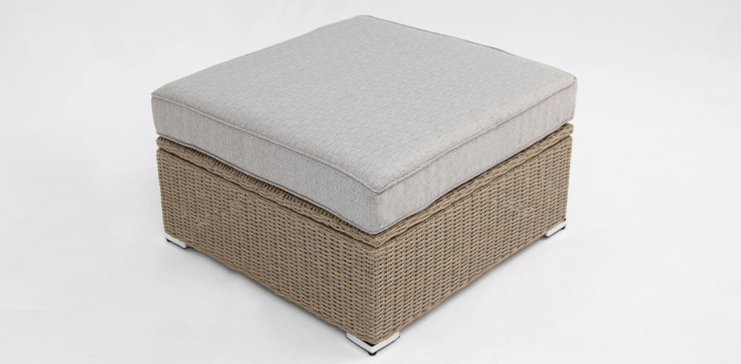 Amani 4pc Storage Lounge - Driftwood Stone