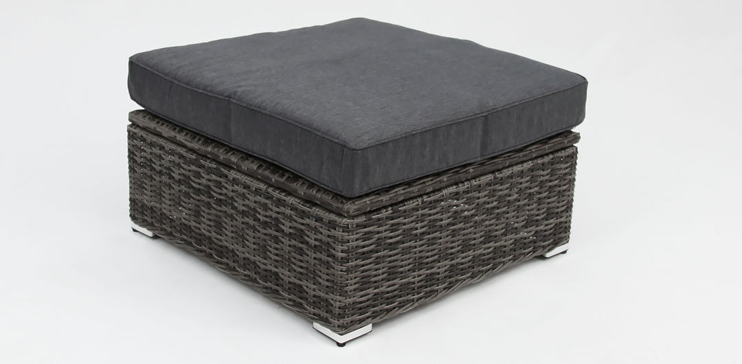 Amani 4pc Storage Lounge - Grey Storm