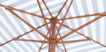 Load image into Gallery viewer, Billy Fresh 2m Timber-Look Aluminium Aruba Umbrella - Black
