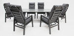 Load image into Gallery viewer, Athena 7pc Recline Dining Setting - Black