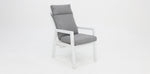 Load image into Gallery viewer, Athena Chair Matt white XN18121 light grey cushion
