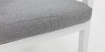 Load image into Gallery viewer, Athena Chair Matt white XN18121 light grey cushion
