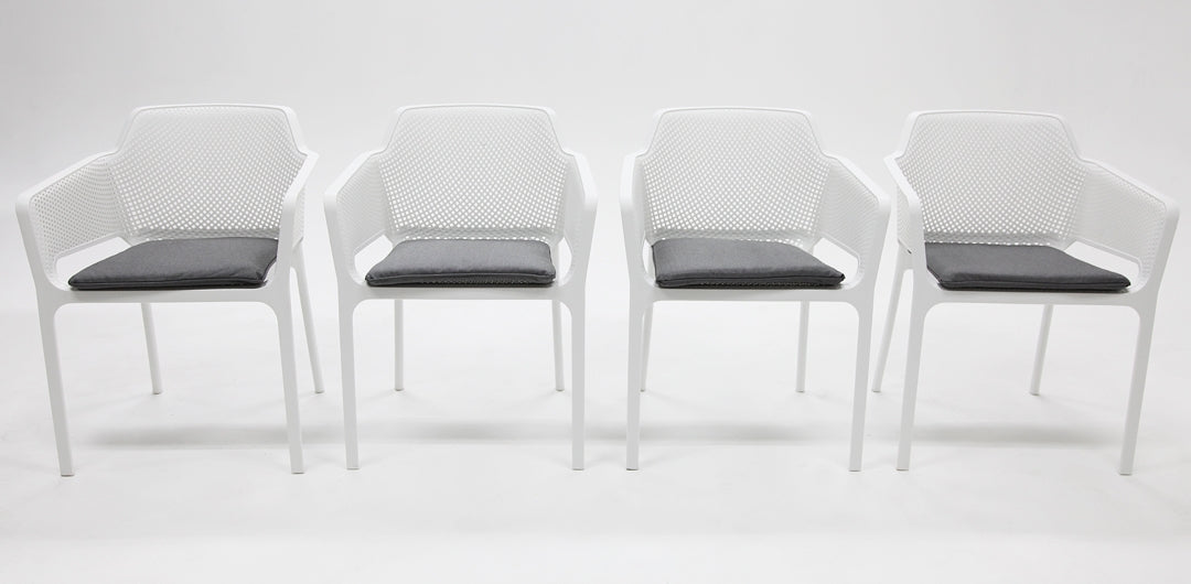 Bailey Dining Armchair Set of 4 - White