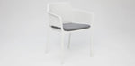 Load image into Gallery viewer, Persia Bailey Armchair Round 5pc Dining Setting - White
