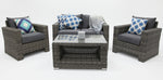 Load image into Gallery viewer, Banksia 211 Lounge Setting - Grey Storm
