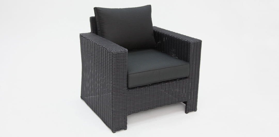 Banksia Armchair - Black Charcoal