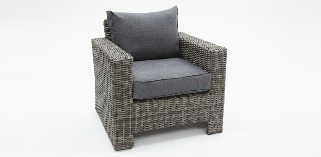 Banksia Armchair - Grey Storm
