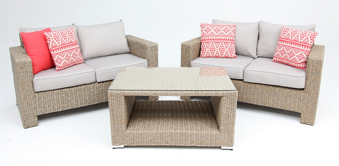 Banksia 22CT Lounge Setting - Driftwood Stone