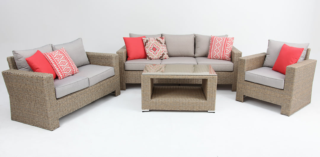 Banksia 321 Lounge Setting - Driftwood Stone