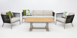 Load image into Gallery viewer, Blass 4pc Lounge Setting - Khaki
